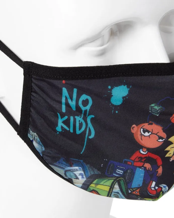 ADULT HEY ARNOLD MONEY STACKS FORM FITTING FACE-COVERING