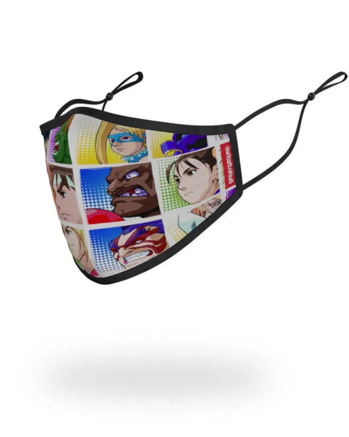 ADULT STREET FIGHTER PLAYER SELECT FORM FITTING FACE-COVERING