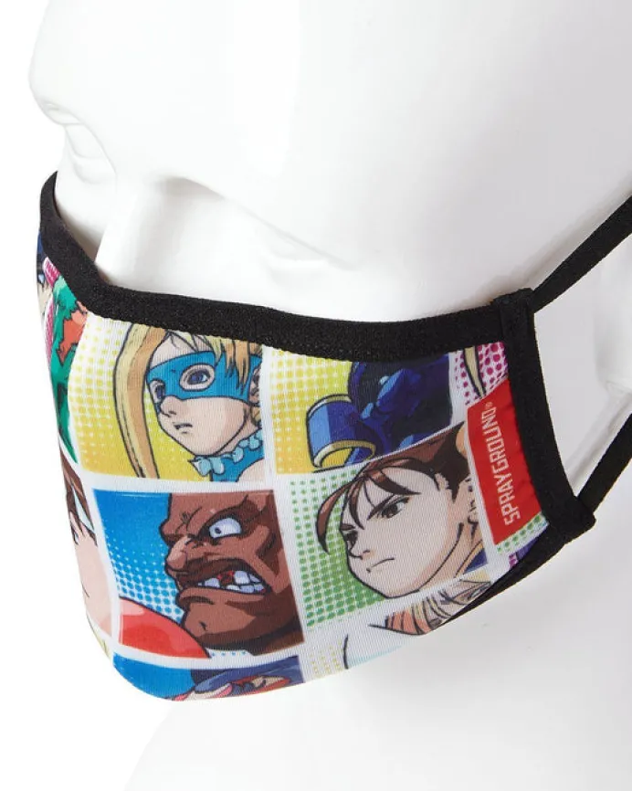 ADULT STREET FIGHTER PLAYER SELECT FORM FITTING FACE-COVERING