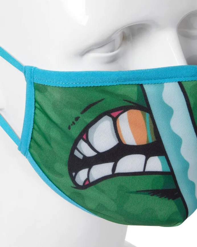 ADULT TMNT: LEONARDO SHARK FORM FITTING FACE-COVERING