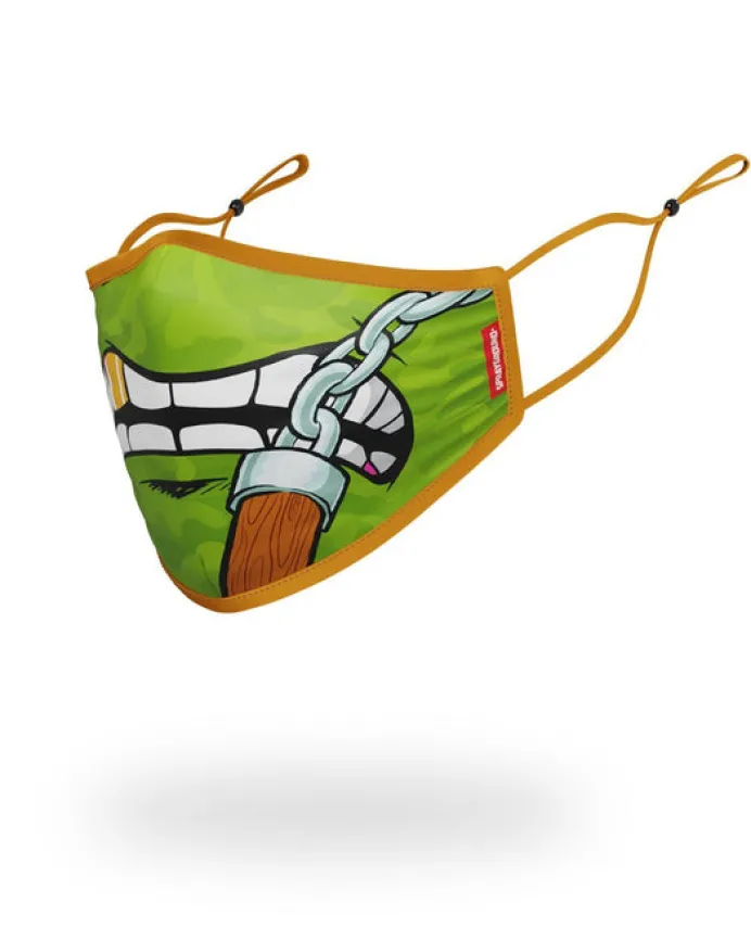 ADULT TMNT: MICHELANGELO SHARK FORM FITTING FACE-COVERING