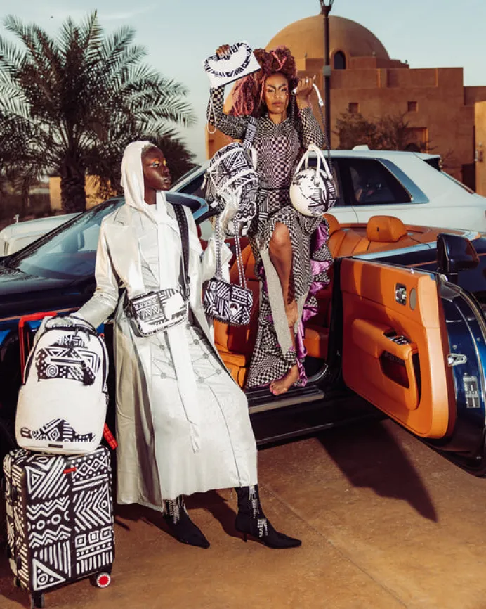 A.I.8 AFRICAN INTELLIGENCE - ORIGIN STORY SHARKNAUTICS HARDSHELL CARRY-ON LUGGAGE