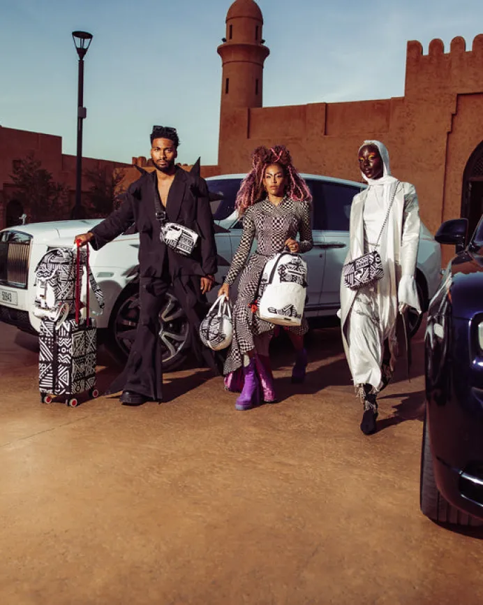 A.I.8 AFRICAN INTELLIGENCE - ORIGIN STORY SHARKNAUTICS HARDSHELL CARRY-ON LUGGAGE