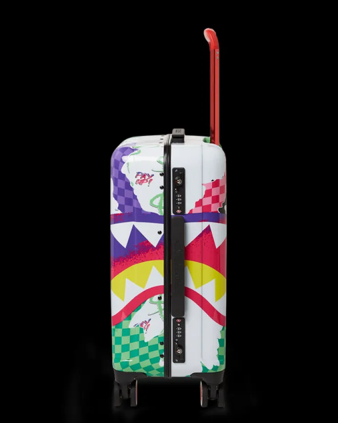 DREAMY TECHNICOLOR SHARKNAUTICS HARDSHELL CARRY-ON LUGGAGE