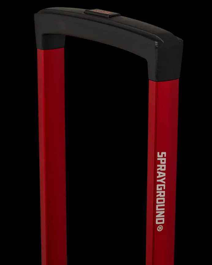 EXTERIOR GOLD ZIP POCKET SHARKS IN PARIS JETSETTER CARRY-ON LUGGAGE