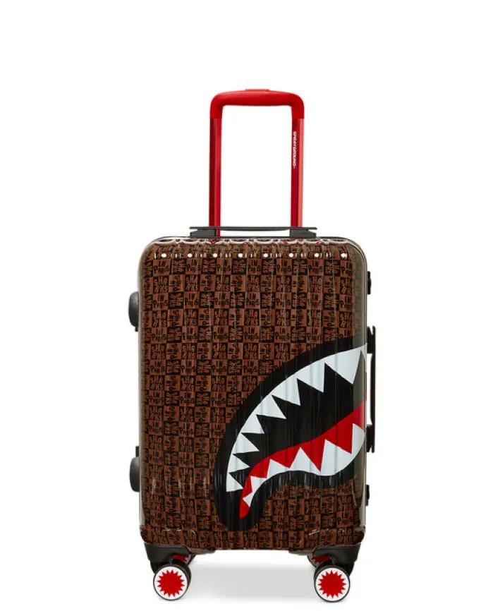 FRENZY SHARKS SHARKNAUTICS HARDSHELL CARRY-ON LUGGAGE
