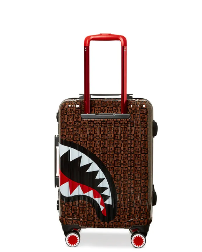 FRENZY SHARKS SHARKNAUTICS HARDSHELL CARRY-ON LUGGAGE