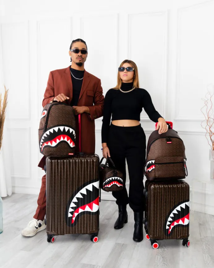 FRENZY SHARKS SHARKNAUTICS HARDSHELL CARRY-ON LUGGAGE