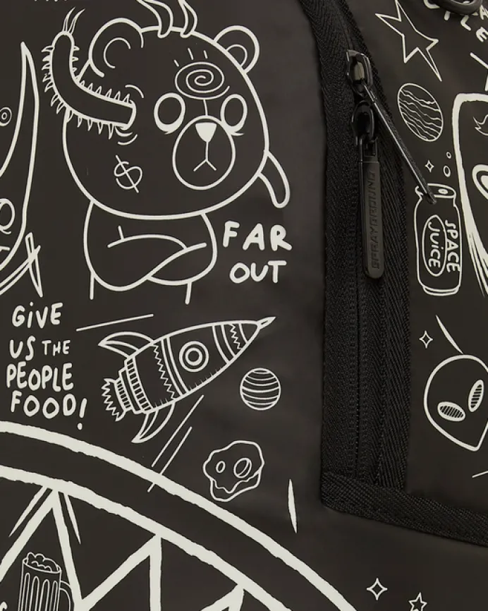 GLOW THE SPACE BACKPACK (GLOW IN THE DARK EFFECT)