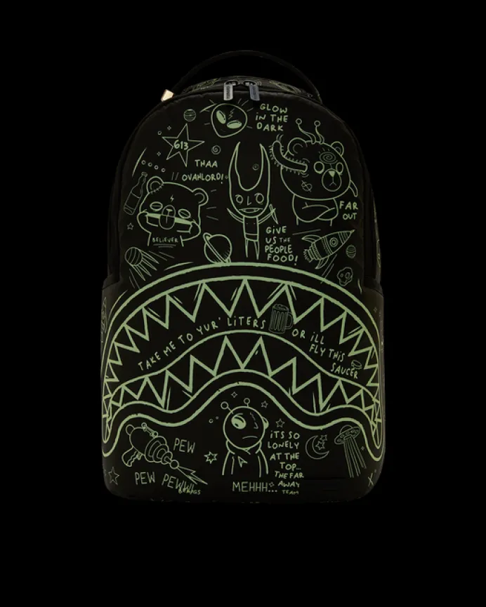 GLOW THE SPACE BACKPACK (GLOW IN THE DARK EFFECT)