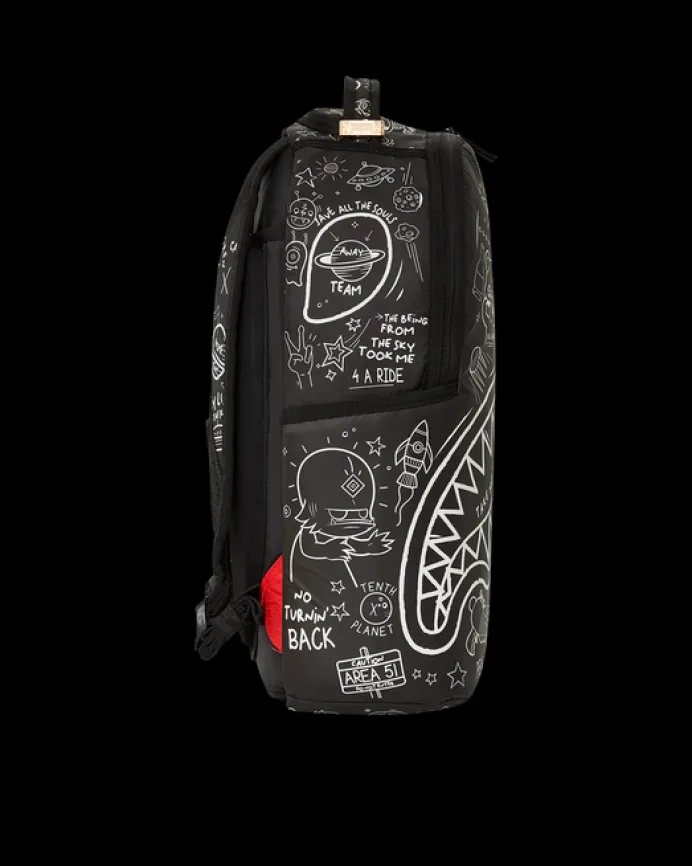 GLOW THE SPACE BACKPACK (GLOW IN THE DARK EFFECT)