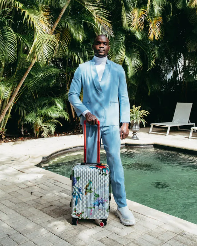 JARDIN DU PALAIS SHARKNAUTICS HARDSHELL CARRY-ON LUGGAGE