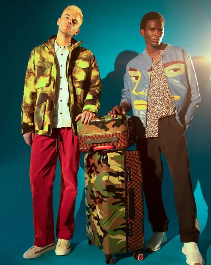 JUNGLE PARIS 21.5u201d CARRY-ON SHARKITECTURE LUGGAGE