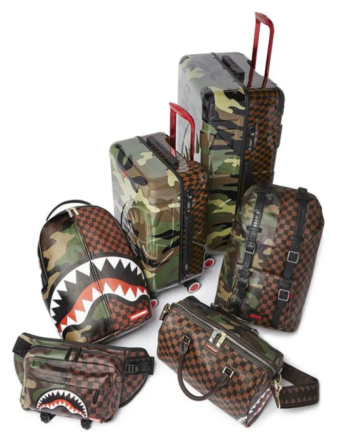 JUNGLE PARIS 21.5u201d CARRY-ON SHARKITECTURE LUGGAGE