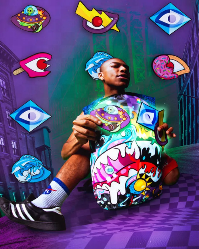 MAD SCIENTIST (6 REMOVABLE EYES) BACKPACK