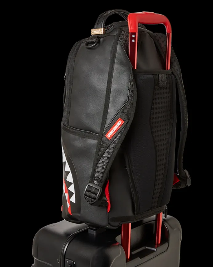 MOLDED SHARKITECTURE BLACK HARDSHELL CARRY-ON LUGGAGE