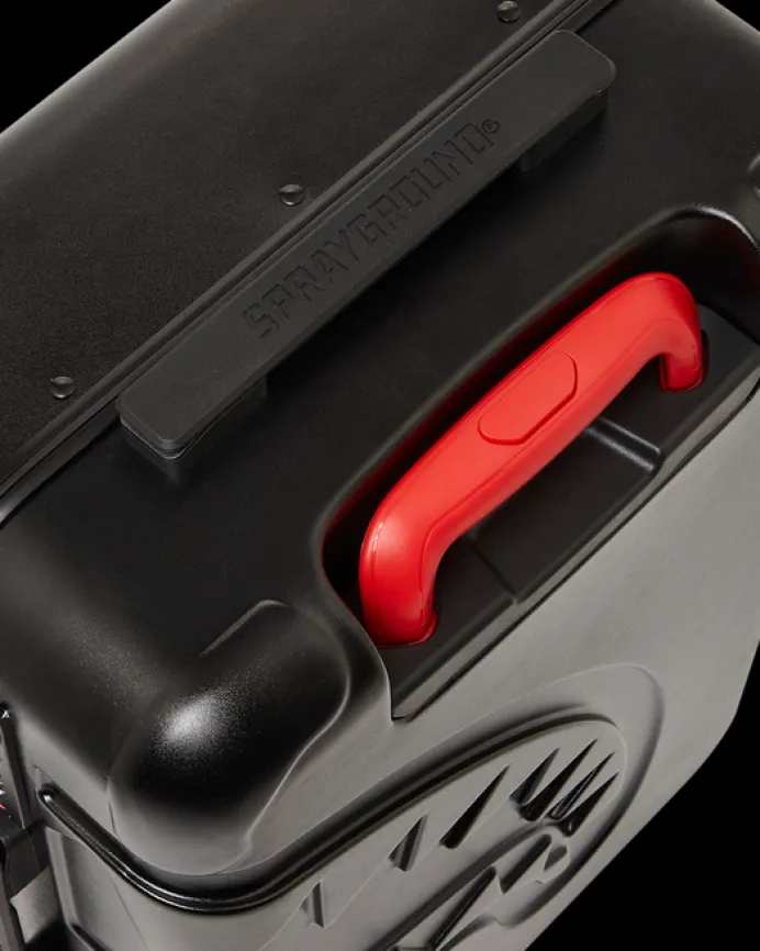 MOLDED SHARKITECTURE BLACK HARDSHELL CARRY-ON LUGGAGE