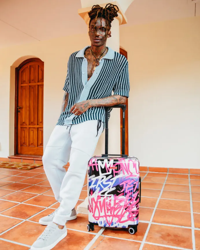 SHARK ATELIER SHARKNAUTICS HARDSHELL CARRY-ON LUGGAGE