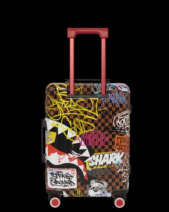 SHARKS IN PARIS THE RIZZ SHARKNAUTICS HARDSHELL CARRY-ON LUGGAGE