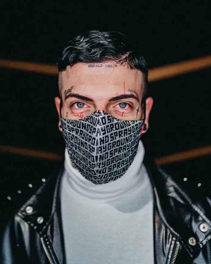 SPRAYGROUND INFINITI 3M REFLECTIVE FACE MASK