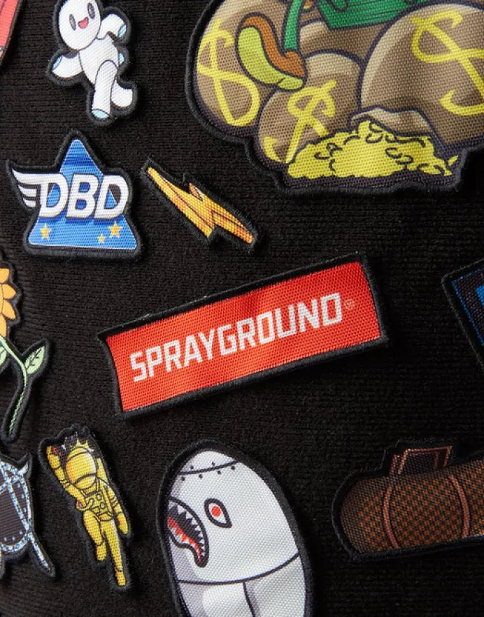 THE 32 REMOVABLE PATCHES VELCRO BACKPACK