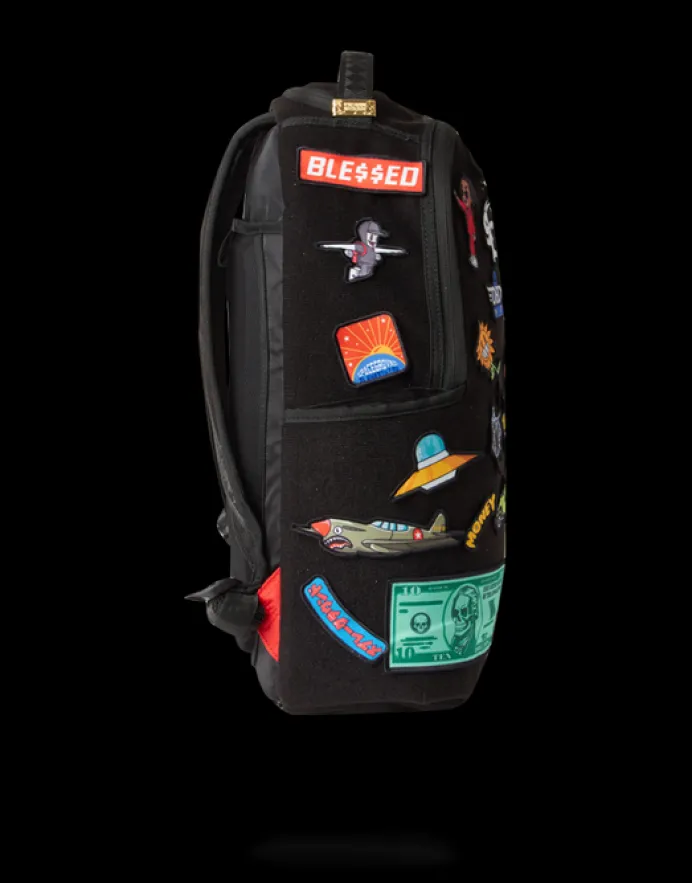 THE 32 REMOVABLE PATCHES VELCRO BACKPACK