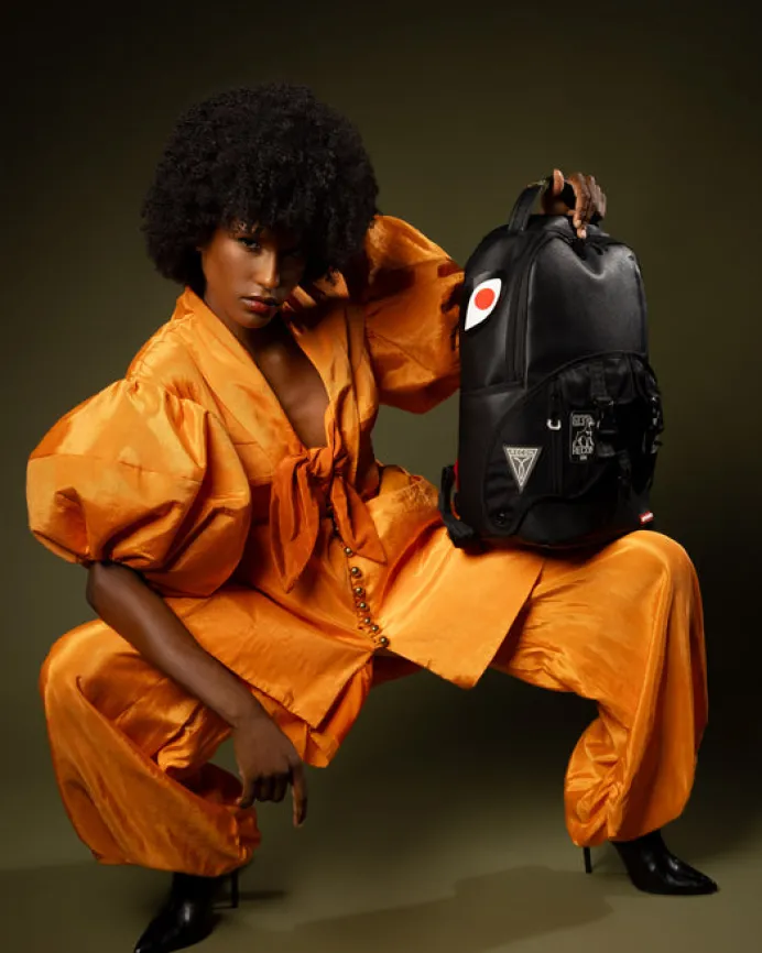 VELCRO SHARK - 3 INTERCHANGEABLE SHARKS BACKPACK (DLXV)